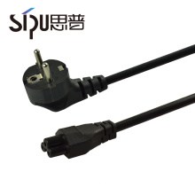 SIPU wholesale high speed standard 2 pin ac 220v eu plug electric pvc european power cord